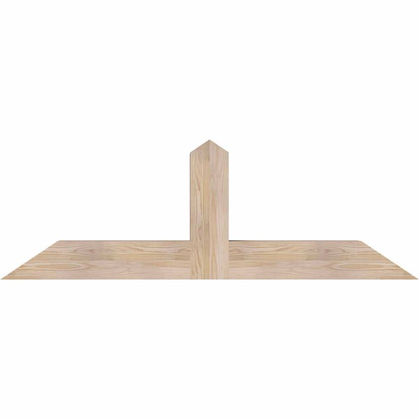 Ekena Millwork Portland Smooth Timber Gable Bracket, Douglas Fir, 60"W x 20"H x 5 1/2"D x 5 1/2"F, 8/12 Pitch GBW060X20X0606POR00SDF - main